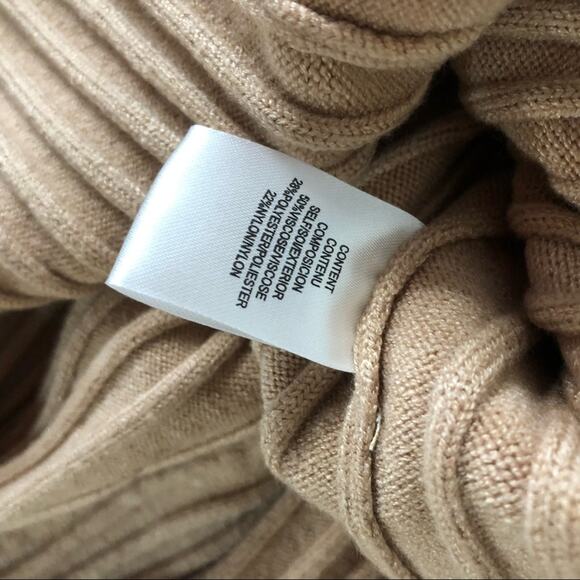 Wayf x BFF Hollie midi sweater dress tan - Medium - Picture 12 of 13